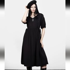 Disturbia Tangle Midi Smock Dress